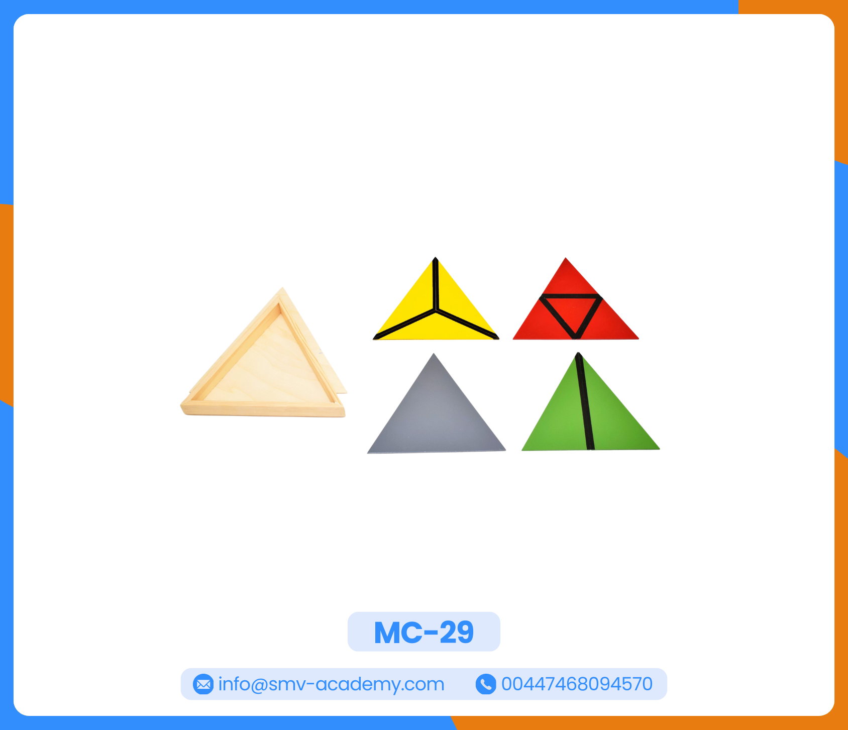 مثلثات البناء | Montessori Constructive Triangles